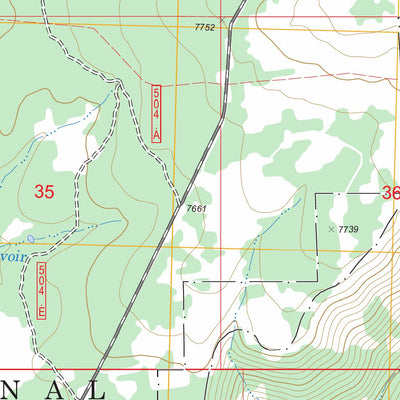 US Forest Service - Topo Doe Canyon, CO FSTopo Legacy digital map