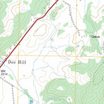 US Forest Service - Topo Doe Hill, VA - WV FSTopo Legacy digital map