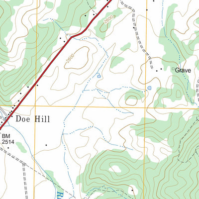 US Forest Service - Topo Doe Hill, VA - WV FSTopo Legacy digital map