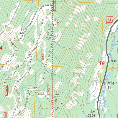 US Forest Service - Topo Doe Mountain, WA FSTopo Legacy digital map