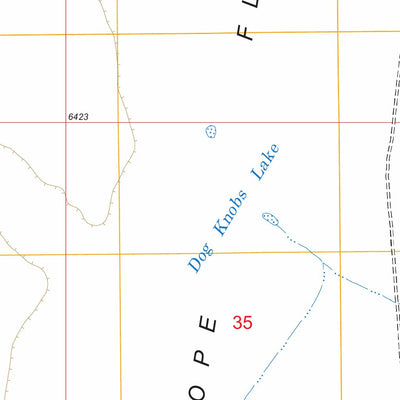 US Forest Service - Topo Dog Knobs, AZ FSTopo Legacy digital map