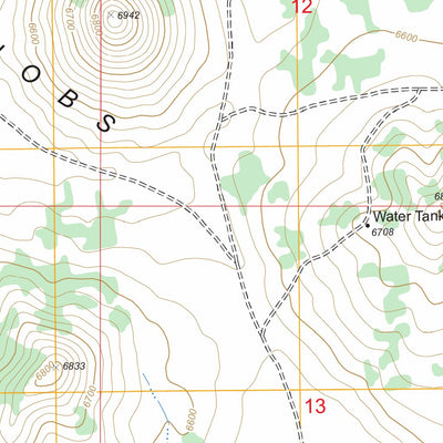 US Forest Service - Topo Dog Knobs, AZ FSTopo Legacy digital map