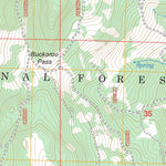 US Forest Service - Topo Dog Lake, OR FSTopo Legacy digital map