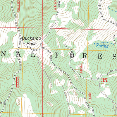 US Forest Service - Topo Dog Lake, OR FSTopo Legacy digital map