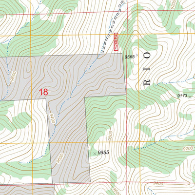 US Forest Service - Topo Dog Mountain, CO FSTopo Legacy digital map