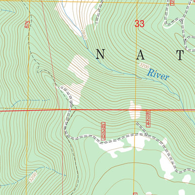 US Forest Service - Topo Dog River, OR FSTopo Legacy digital map