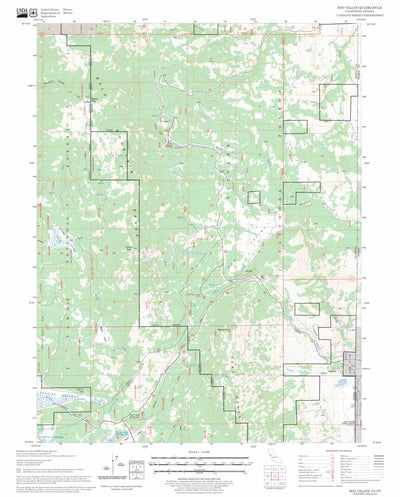 US Forest Service - Topo Dog Valley, CA - NV FSTopo Legacy digital map