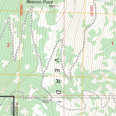 US Forest Service - Topo Dog Valley, CA - NV FSTopo Legacy digital map