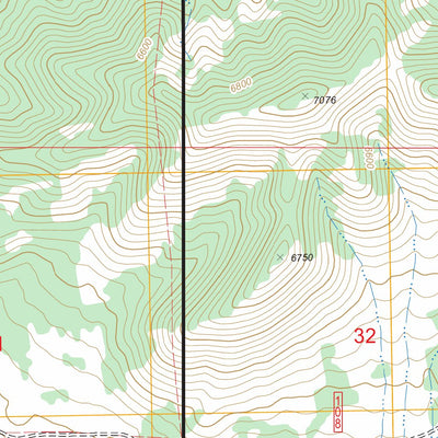 US Forest Service - Topo Dog Valley Peak, UT FSTopo Legacy digital map