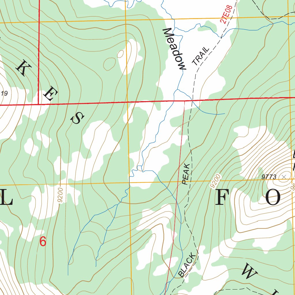 Dogtooth Peak, CA FSTopo Legacy Map by US Forest Service - Topo ...