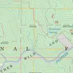 US Forest Service - Topo Dogwood Peak, CA FSTopo Legacy digital map