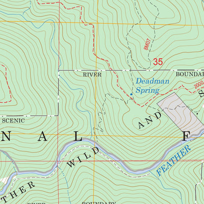 US Forest Service - Topo Dogwood Peak, CA FSTopo Legacy digital map