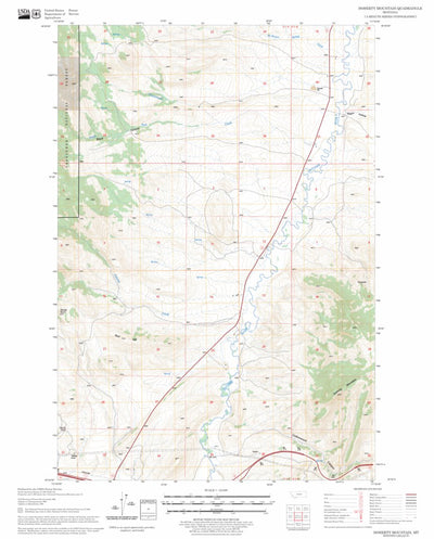 US Forest Service - Topo Doherty Mountain, MT FSTopo Legacy digital map