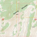 US Forest Service - Topo Doherty Mountain, MT FSTopo Legacy digital map