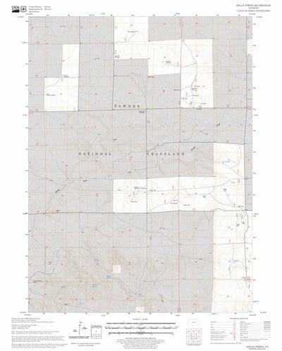 US Forest Service - Topo Dolan Spring, CO FSTopo Legacy digital map
