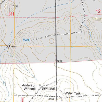 US Forest Service - Topo Dolan Spring, CO FSTopo Legacy digital map