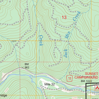 US Forest Service - Topo Dole, WA FSTopo Legacy digital map