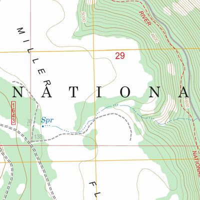 US Forest Service - Topo Dollar Basin, OR FSTopo Legacy digital map