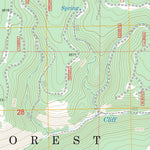 US Forest Service - Topo Dollar Basin, OR FSTopo Legacy digital map