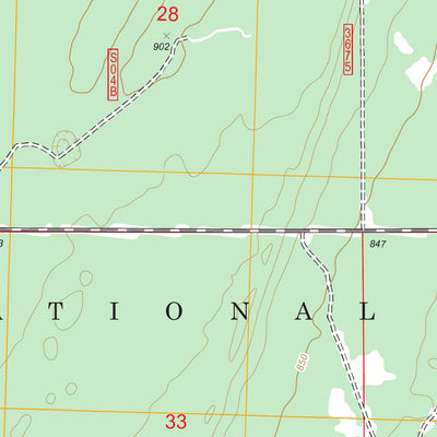 US Forest Service - Topo Dollar Settlement, MI FSTopo Legacy digital map