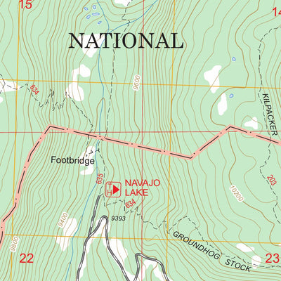 US Forest Service - Topo Dolores Peak, CO FSTopo Legacy digital map