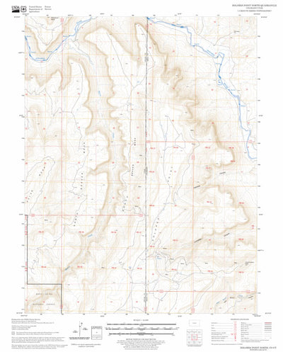 US Forest Service - Topo Dolores Point North, CO - UT FSTopo Legacy digital map
