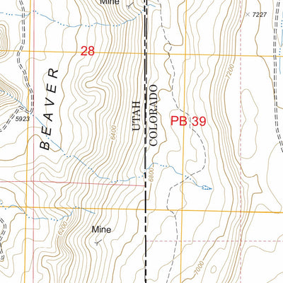 US Forest Service - Topo Dolores Point North, CO - UT FSTopo Legacy digital map
