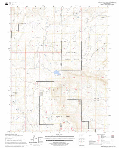 US Forest Service - Topo Dolores Point South, CO - UT FSTopo Legacy digital map