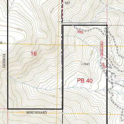 US Forest Service - Topo Dolores Point South, CO - UT FSTopo Legacy digital map