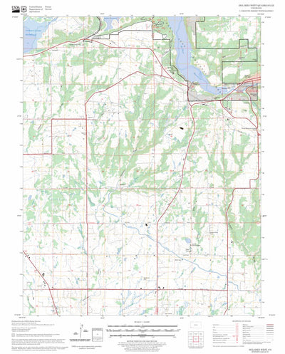 US Forest Service - Topo Dolores West, CO FSTopo Legacy digital map