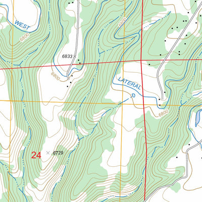 US Forest Service - Topo Dolores West, CO FSTopo Legacy digital map