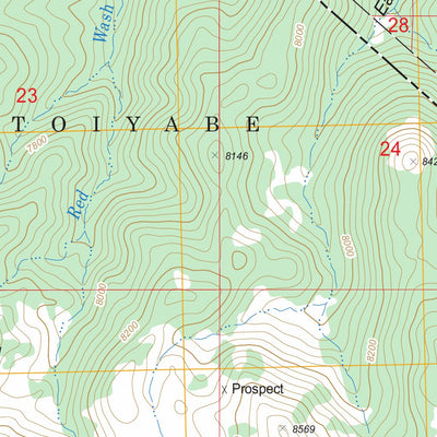 US Forest Service - Topo Dome Hill, CA - NV FSTopo Legacy digital map