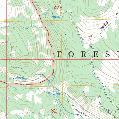 US Forest Service - Topo Dome Peak, CO FSTopo Legacy digital map