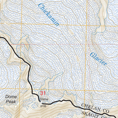 US Forest Service - Topo Dome Peak, WA FSTopo Legacy digital map
