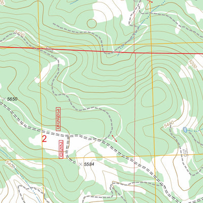US Forest Service - Topo Donaldson Creek, OR FSTopo Legacy digital map