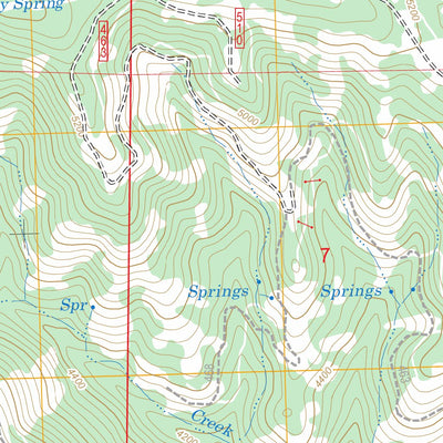 US Forest Service - Topo Donaldson Creek, OR FSTopo Legacy digital map