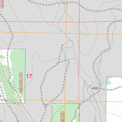 US Forest Service - Topo Donica Mountain, CA FSTopo Legacy digital map