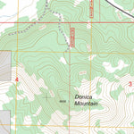 US Forest Service - Topo Donica Mountain, CA FSTopo Legacy digital map