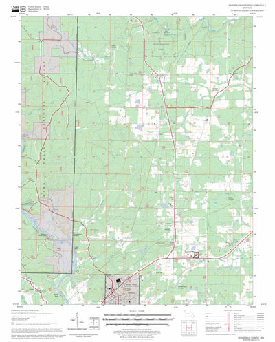 US Forest Service - Topo Doniphan North, MO FSTopo Legacy digital map