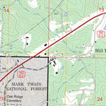 US Forest Service - Topo Doniphan North, MO FSTopo Legacy digital map