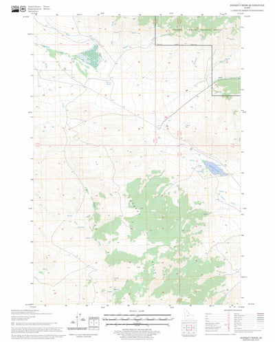 US Forest Service - Topo Donkey Creek, ID FSTopo Legacy digital map