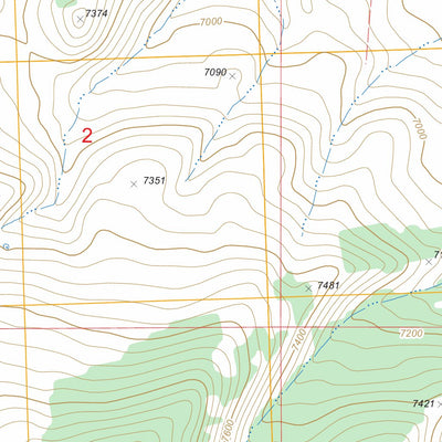 US Forest Service - Topo Donkey Creek, ID FSTopo Legacy digital map