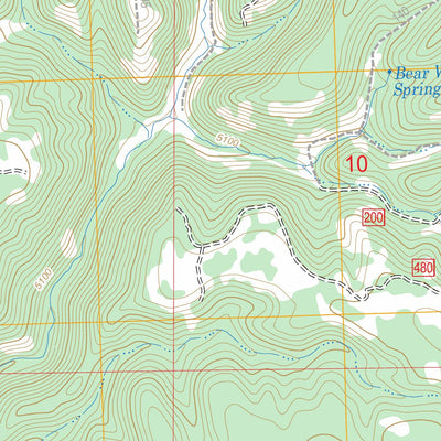 US Forest Service - Topo Donnelly Butte, OR FSTopo Legacy digital map