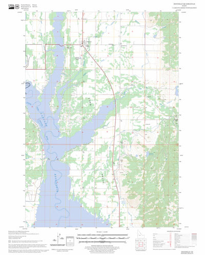 US Forest Service - Topo Donnelly, ID FSTopo Legacy digital map