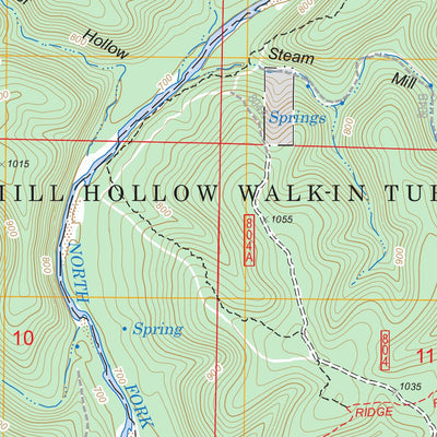 US Forest Service - Topo Dora, MO FSTopo Legacy digital map
