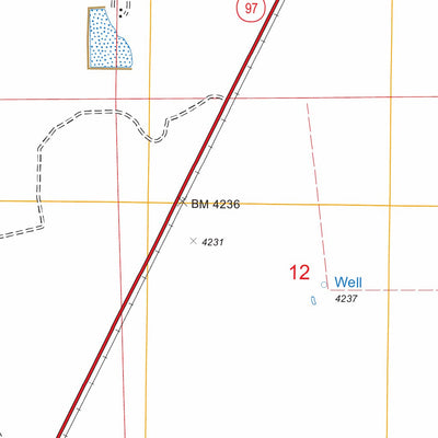 US Forest Service - Topo Dorris, CA FSTopo Legacy digital map