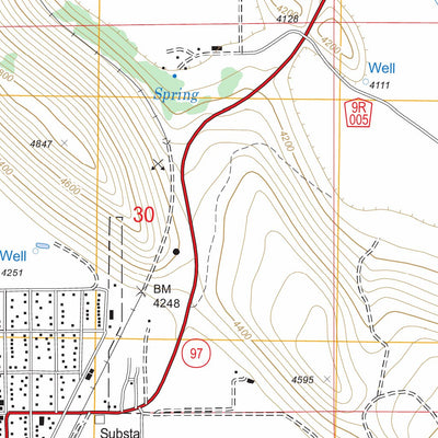 US Forest Service - Topo Dorris, CA FSTopo Legacy digital map