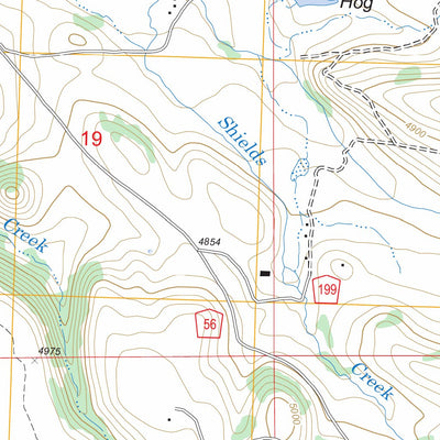 US Forest Service - Topo Dorris Reservoir, CA FSTopo Legacy digital map