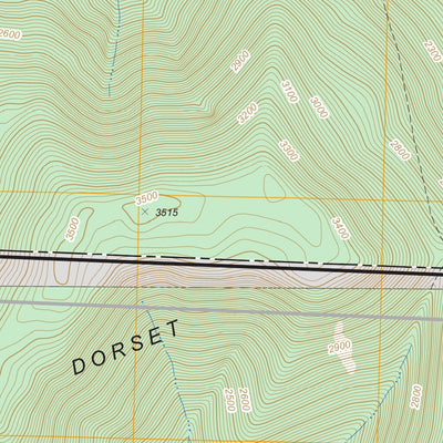 US Forest Service - Topo Dorset, VT FSTopo Legacy digital map