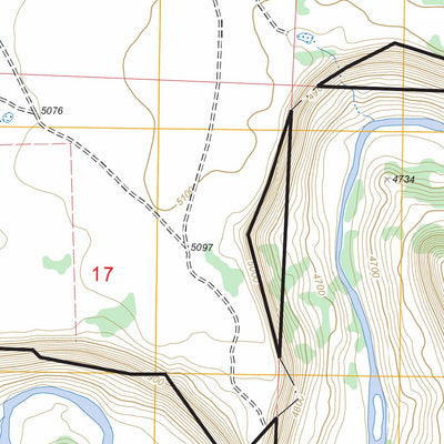 US Forest Service - Topo Doss Canyon North, CO FSTopo Legacy digital map